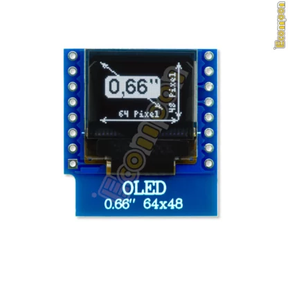 0.66-zoll-oled-display-modul-shield-wemos-d1-oben-beleuchtet