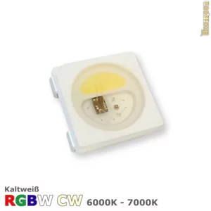 SK6812 adressierbare 5050 PLCC4 RGBW / RGBCW LED 5V weiß Neopixel vorn