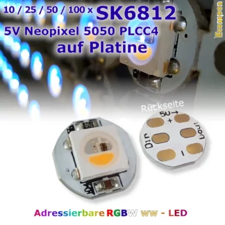 sk6812-adressierbare-5050-plcc4-rgbw-rgbww-led-5v-auf-einem-pcb-platine-weiss-neopixel-bild