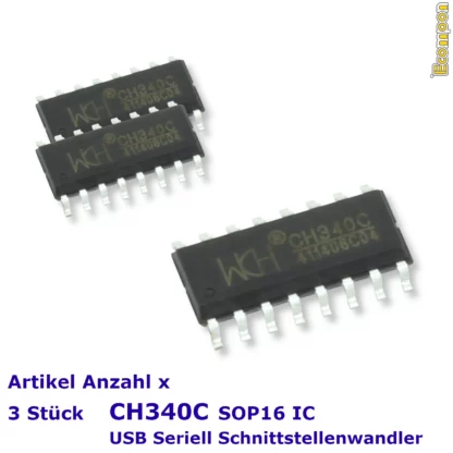 wch-ch340c-usb-seriell-ic-ttl-schnittstellenwandler-3-stueck