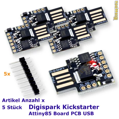 digispark-kickstarter-usb-development-board-attiny85-pcb-usb-schwarz-5-stueck