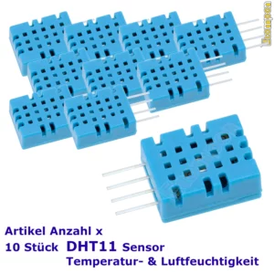 DHT11 Temperatur Luftfeuchte Sensor 10 Stück