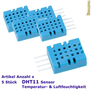 DHT11 Temperatur Luftfeuchte Sensor 5 Stück